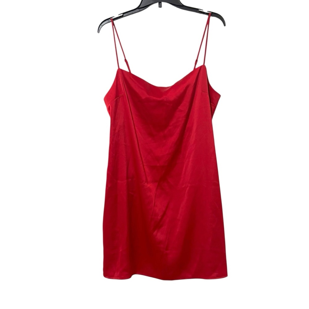 Garage‎ Size Large Satin Mini Cami Dress Holiday Party Formal Christmas Y2K